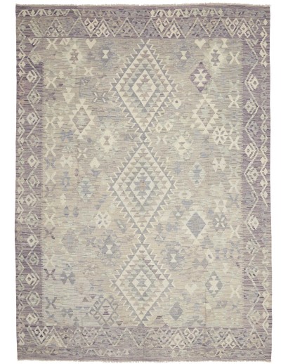 Tappeto Kilim Afghanistan azzurro 210x294