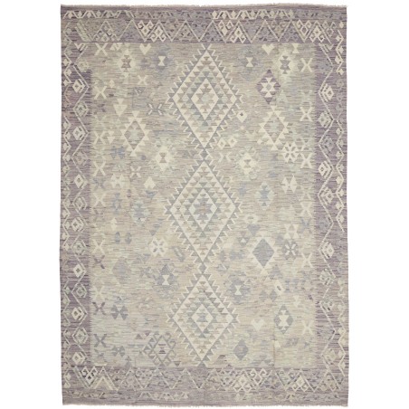 Tappeto Kilim Afghanistan azzurro 210x294