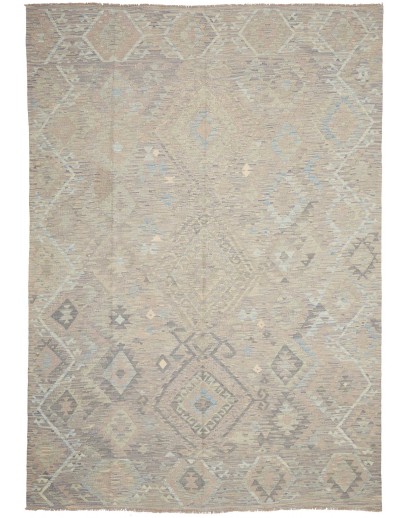 Tappeto Kilim Afghanistan azzurro 210x294