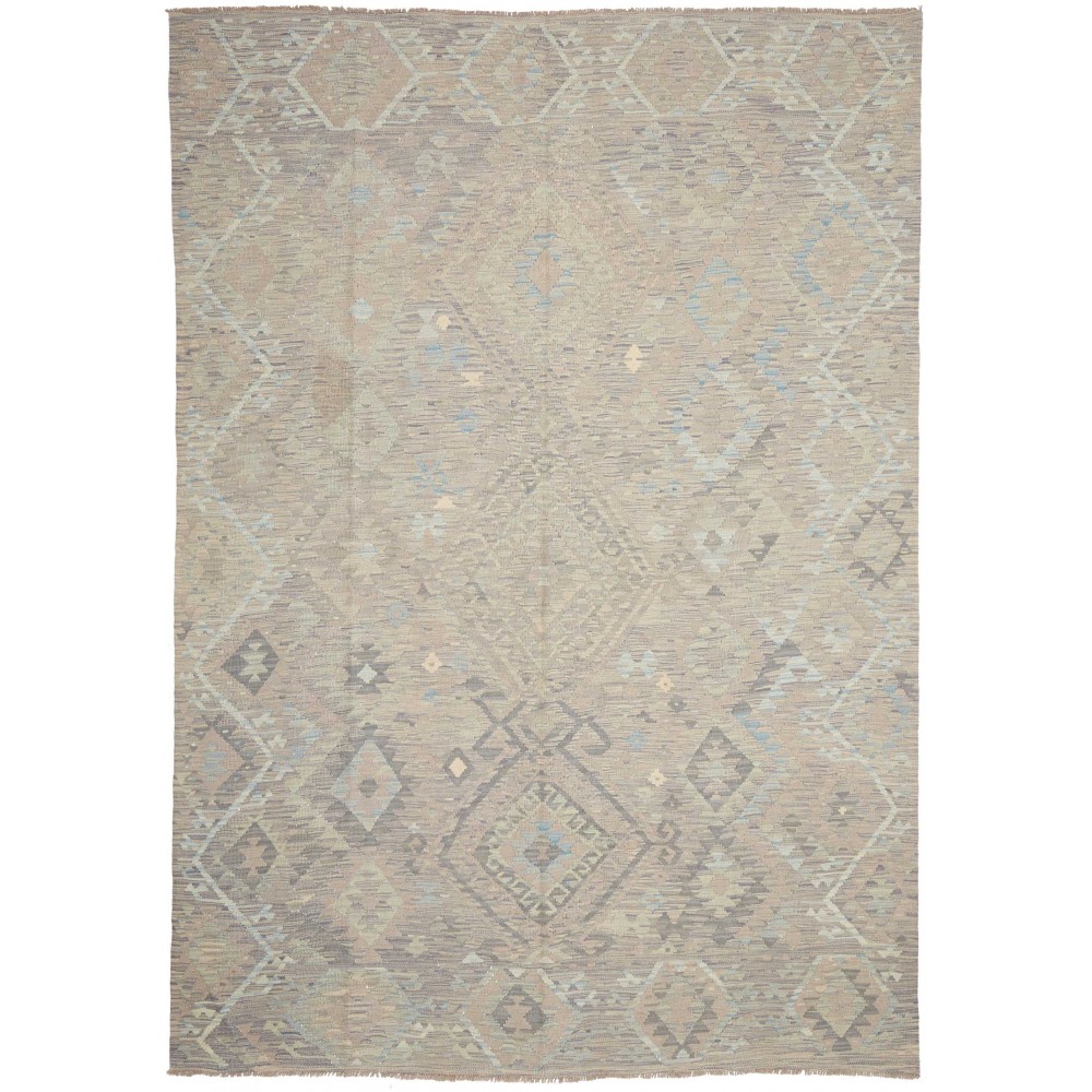 Tappeto Kilim Afghanistan azzurro 210x294