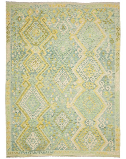 Tappeto Kilim Afghanistan marrone arancione 252x343