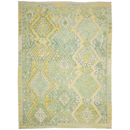 Tappeto Kilim Afghanistan marrone arancione 252x343