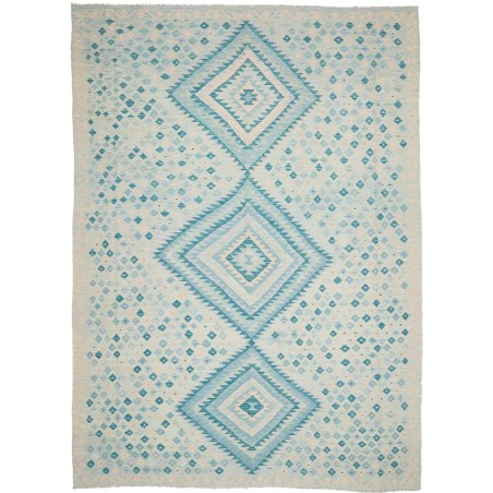 Tappeto Kilim Afghanistan beige grigio 249x353