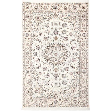 Tappeto Nain 9La Persia bianco azzurro 130x206