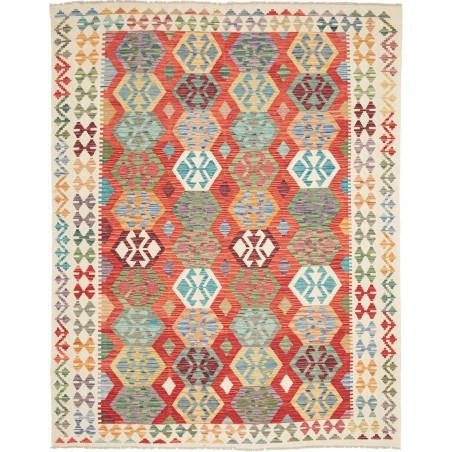 Tappeto Kilim Afghanistan marrone 201x255