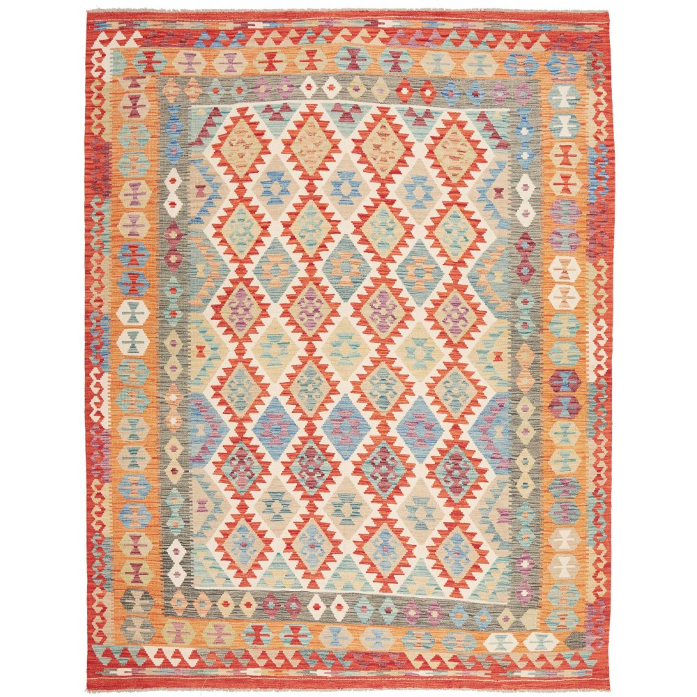 Tappeto Kilim Afghanistan marrone 207x269 Tappeto Kilim Afghanistan marrone 207x269