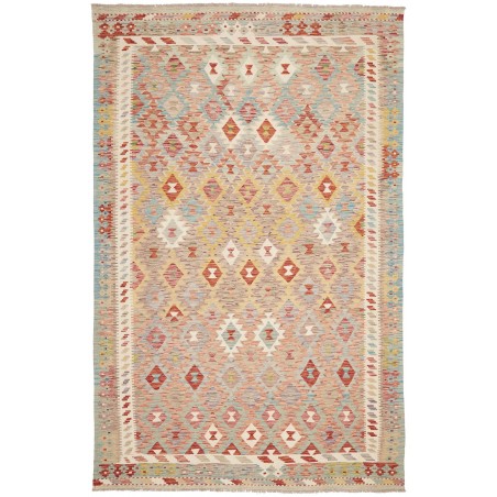 Tappeto Kilim Afghanistan marrone beige 198x304