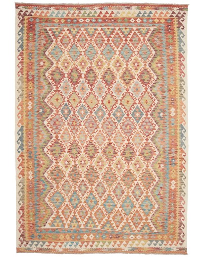 Tappeto Kilim Afghanistan marrone 208x302