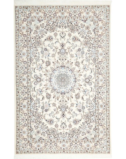 Tappeto Nain 9La Persia bianco verde 132x205