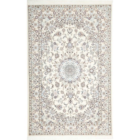 Tappeto Nain 9La Persia bianco verde 132x205
