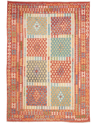 Tappeto Kilim Afghanistan marrone 208x298