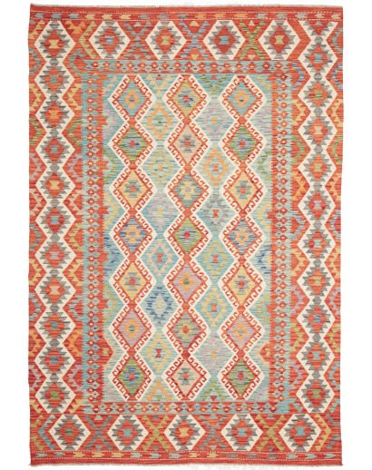 Tappeto Kilim Afghanistan marrone beige 203x298