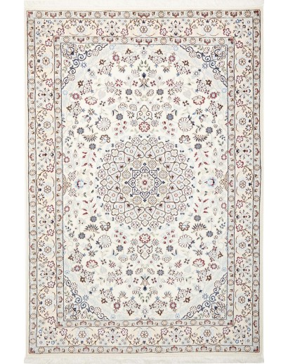 Tappeto Nain 9La Persia bianco verde 140x207