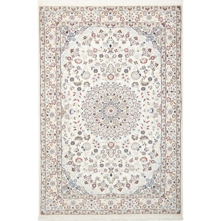 Tappeto Nain 9La Persia bianco verde 140x207