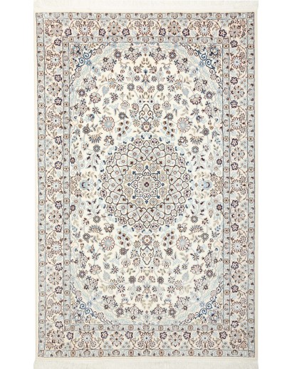 Tappeto Nain 9La Persia bianco grigio 130x207