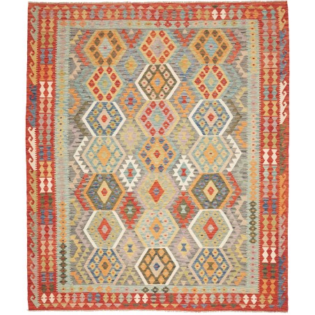 Tappeto Kilim Afghanistan marrone 250x293