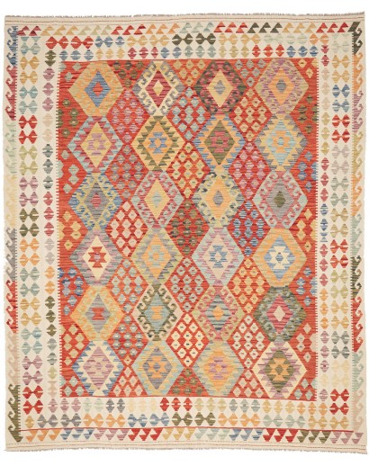 Tappeto Kilim Afghanistan marrone 244x295