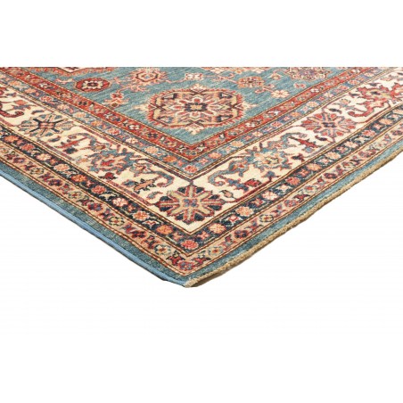 Tappeto Kazak Fine Pakistan azzurro giallo 166x238