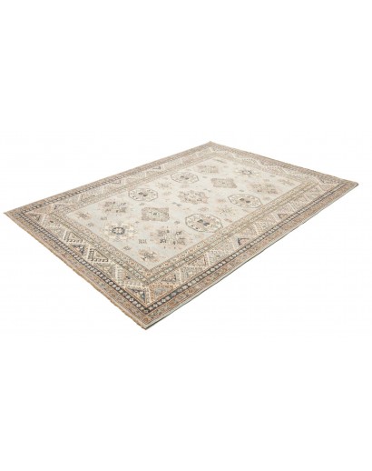 Tappeto Kazak Fine Pakistan bianco azzurro 178x238