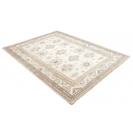 Tappeto Kazak Fine Pakistan bianco azzurro 178x238