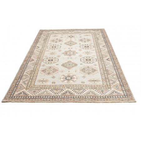 Tappeto Kazak Fine Pakistan bianco azzurro 178x238