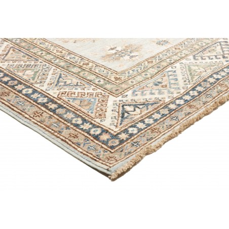 Tappeto Kazak Fine Pakistan bianco azzurro 178x238