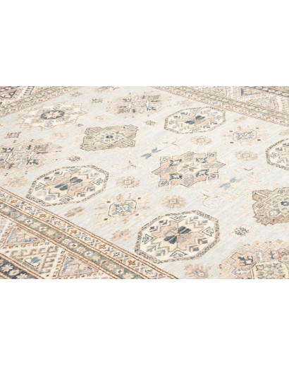 Tappeto Kazak Fine Pakistan bianco azzurro 178x238