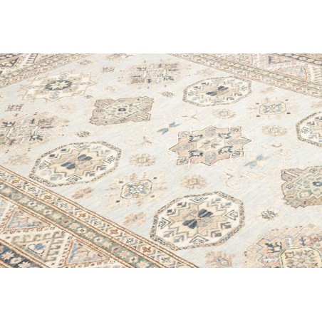 Tappeto Kazak Fine Pakistan bianco azzurro 178x238