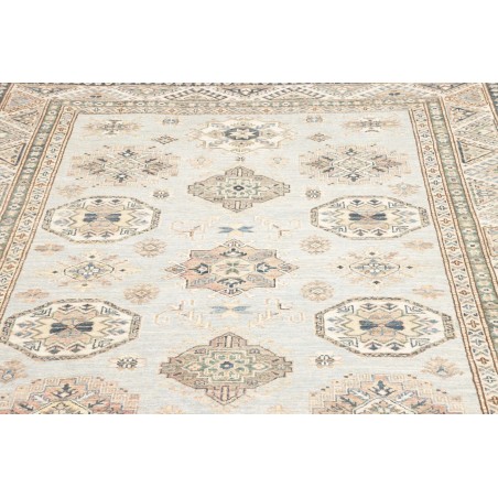Tappeto Kazak Fine Pakistan bianco azzurro 178x238