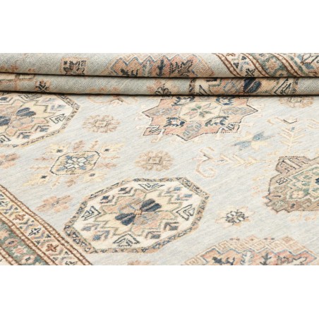 Tappeto Kazak Fine Pakistan bianco azzurro 178x238