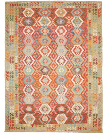 Tappeto Kilim Afghanistan marrone 277x372