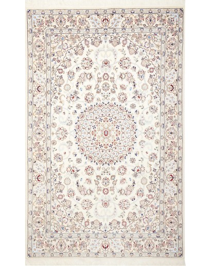 Tappeto Nain 9La Persia bianco azzurro 158x252