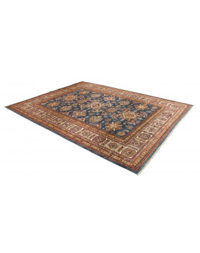 Tappeto Kazak Fine Pakistan azzurro grigio 242x313