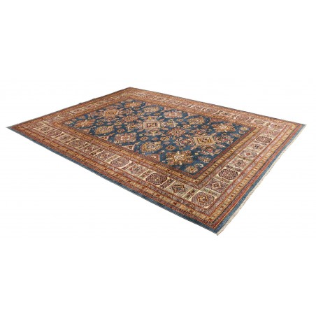 Tappeto Kazak Fine Pakistan azzurro grigio 242x313
