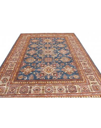 Tappeto Kazak Fine Pakistan azzurro grigio 242x313