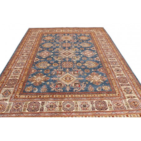Tappeto Kazak Fine Pakistan azzurro grigio 242x313