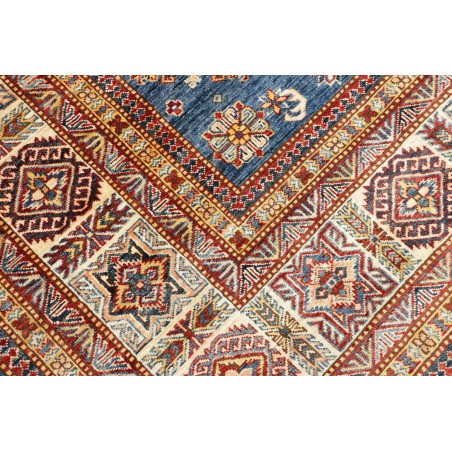 Tappeto Kazak Fine Pakistan azzurro grigio 242x313