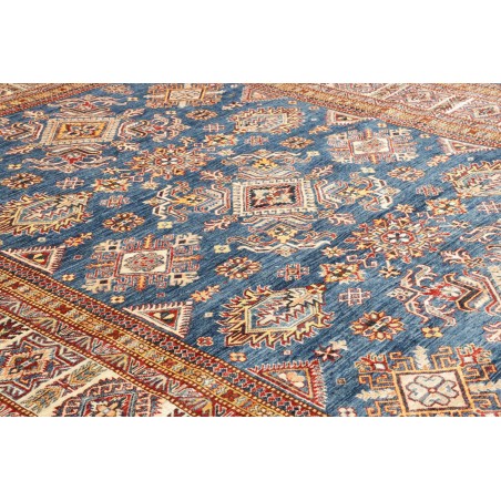 Tappeto Kazak Fine Pakistan azzurro grigio 242x313
