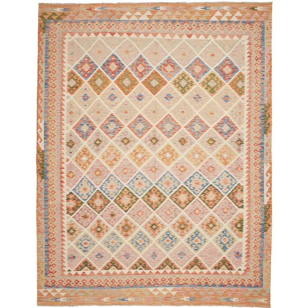 Tappeto Kilim Afghanistan marrone 262x337 Tappeto Kilim Afghanistan marrone 262x337