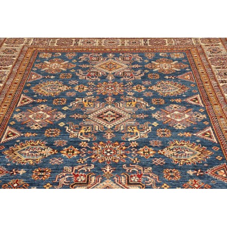 Tappeto Kazak Fine Pakistan azzurro grigio 242x313