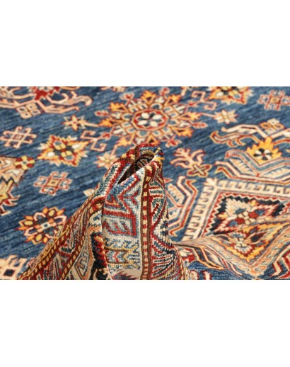 Tappeto Kazak Fine Pakistan azzurro grigio 242x313