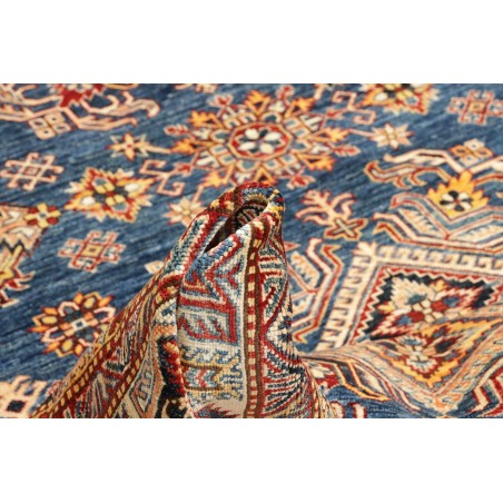 Tappeto Kazak Fine Pakistan azzurro grigio 242x313