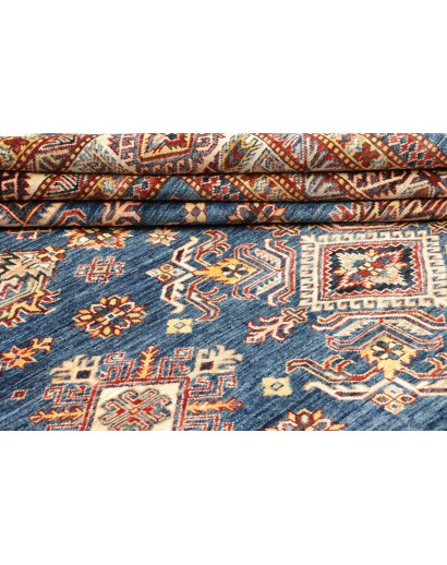 Tappeto Kazak Fine Pakistan azzurro grigio 242x313