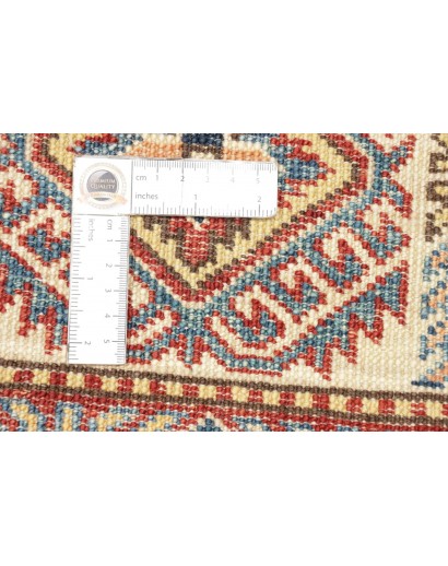 Tappeto Kazak Fine Pakistan azzurro grigio 242x313