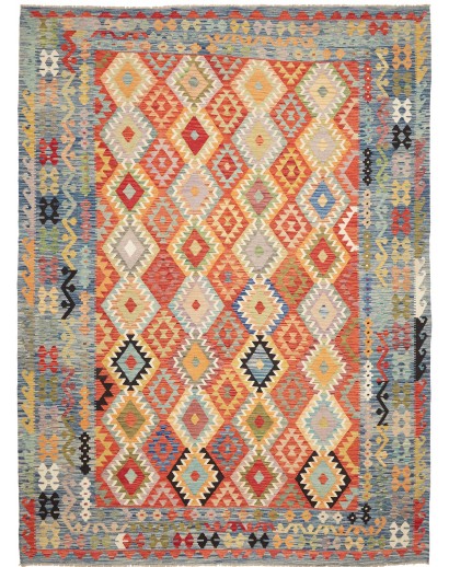 Tappeto Kilim Afghanistan marrone 256x354