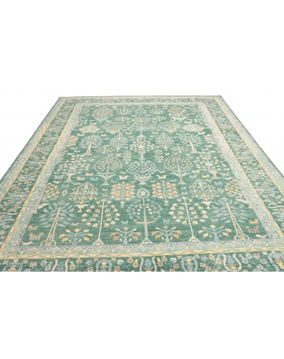 Tappeto Zigler Fine Pakistan verde giallo 279x354