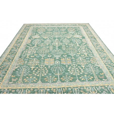 Tappeto Zigler Fine Pakistan verde giallo 279x354