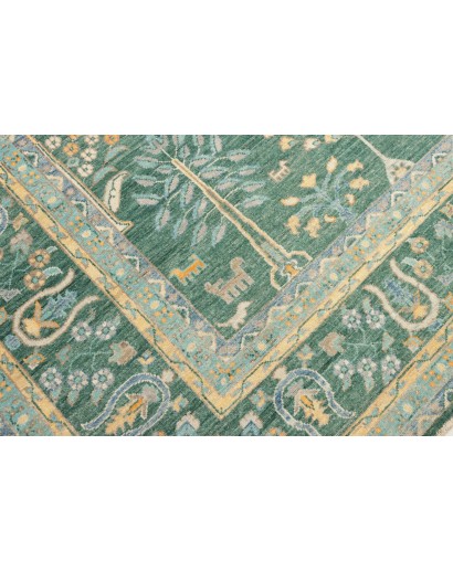 Tappeto Zigler Fine Pakistan verde giallo 279x354