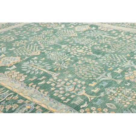 Tappeto Zigler Fine Pakistan verde giallo 279x354