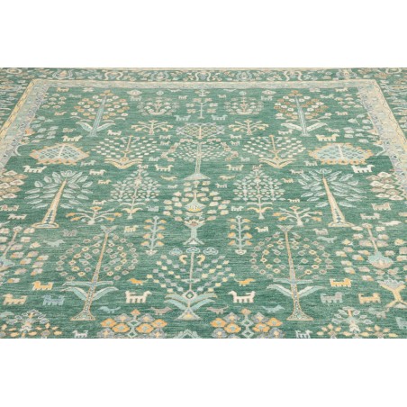Tappeto Zigler Fine Pakistan verde giallo 279x354